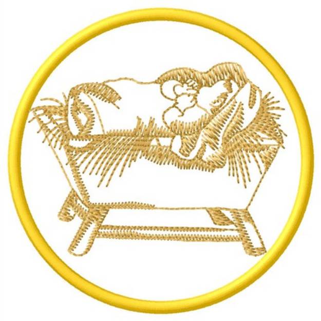 Picture of Baby Jesus Machine Embroidery Design