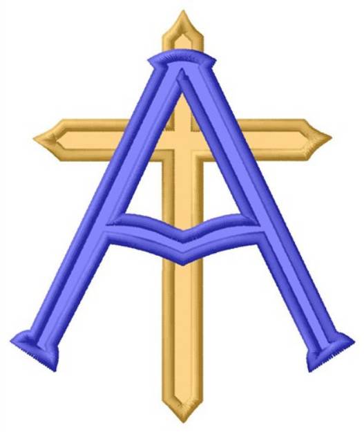 Picture of Alpha Cross Machine Embroidery Design