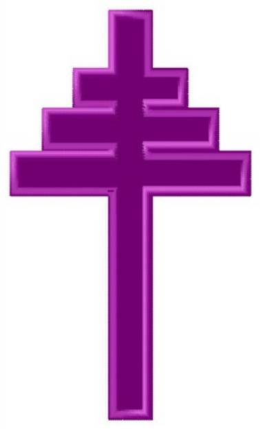 Picture of Papal Cross Machine Embroidery Design