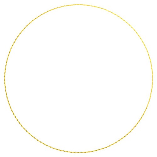 Circle Outline Machine Embroidery Design