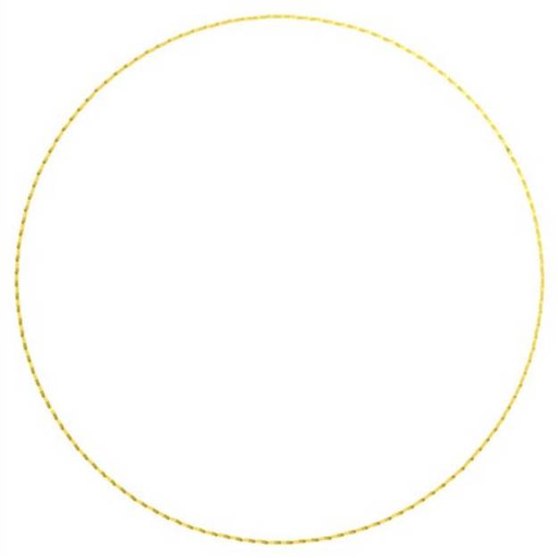 Picture of Circle Outline Machine Embroidery Design
