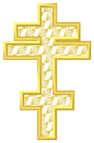 Byzantine Cross Machine Embroidery Design