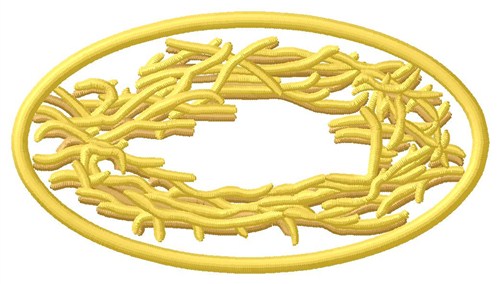 Crown Of Thorns Machine Embroidery Design