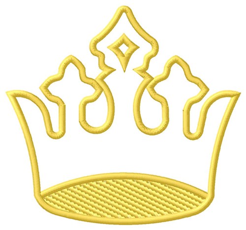 Crown Machine Embroidery Design