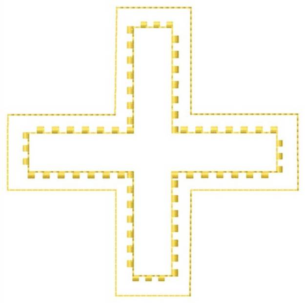 Picture of Greek Cross Fill Machine Embroidery Design