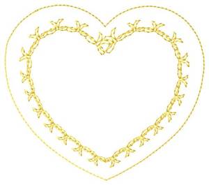 Picture of Heart Fill Machine Embroidery Design
