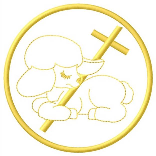 Picture of Paschal Lamb Machine Embroidery Design