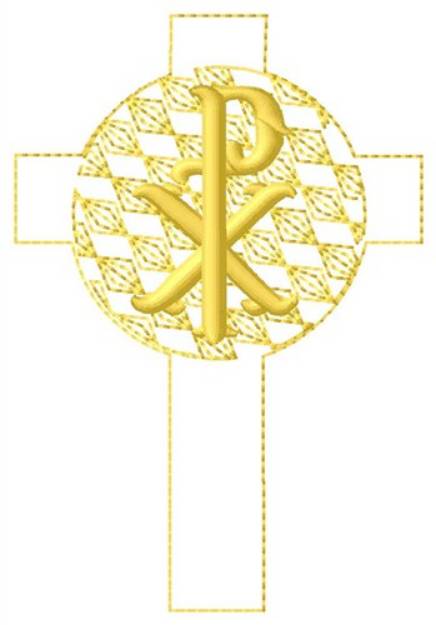 Picture of Latin Cross Fill Machine Embroidery Design