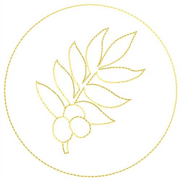 Picture of Olive Branch Fill Machine Embroidery Design