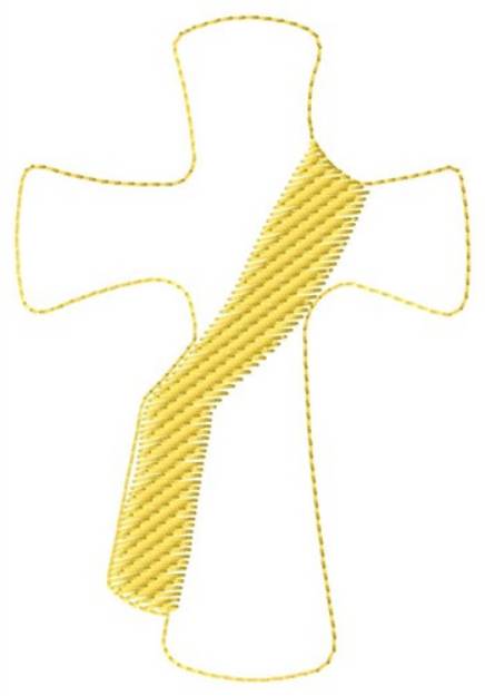 Picture of Robed Cross Fill Machine Embroidery Design