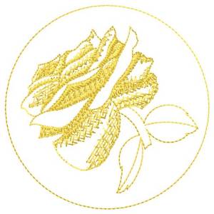 Picture of Rose Fill Machine Embroidery Design