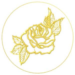 Picture of Rose Fill Machine Embroidery Design