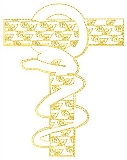 Picture of Serpent Fill Machine Embroidery Design
