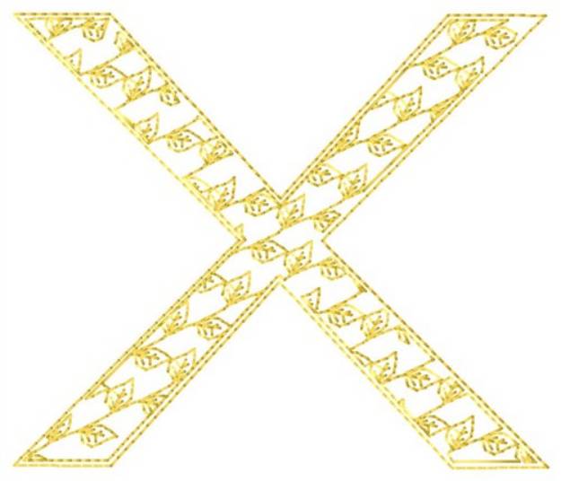 Picture of St. Andrews Cross Fill Machine Embroidery Design