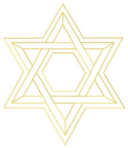 Picture of Star Of David Fill Machine Embroidery Design