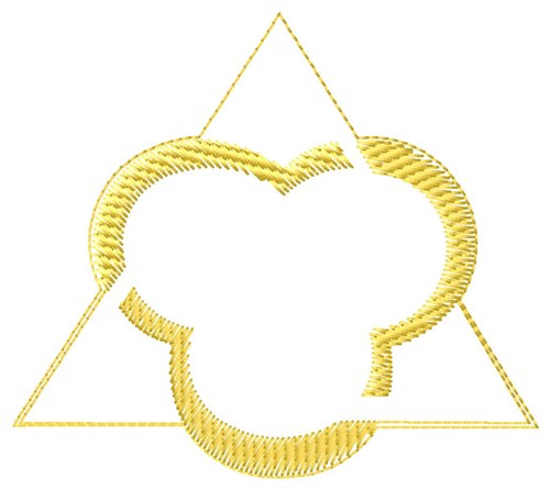 Triangle Fill Machine Embroidery Design