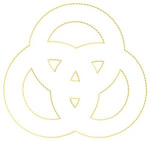Picture of Trinity Outline Machine Embroidery Design