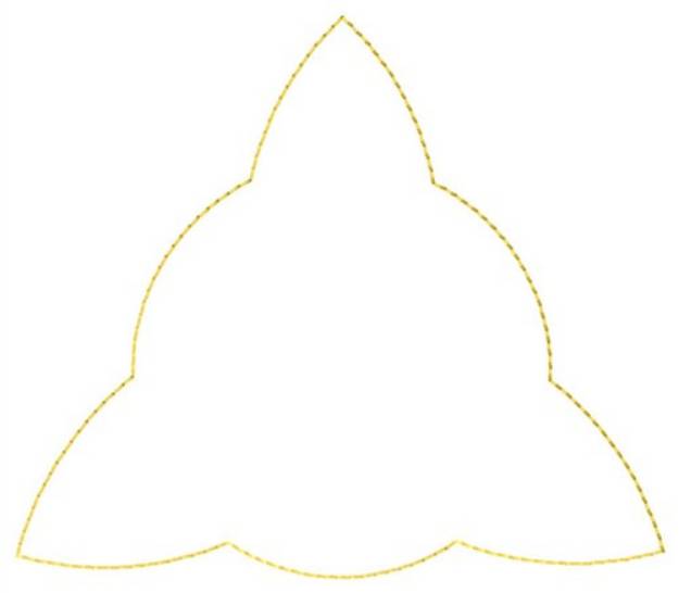 Picture of Triquetra Outline Machine Embroidery Design