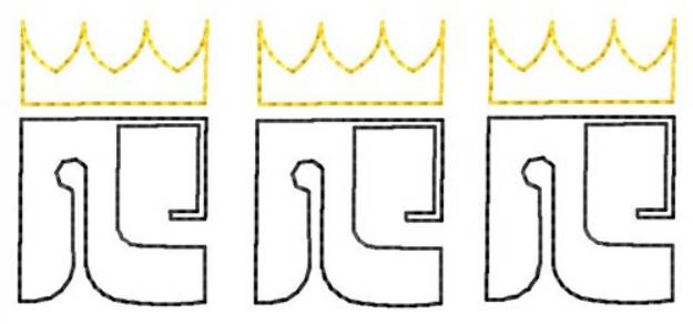 Picture of 3 Kings Machine Embroidery Design
