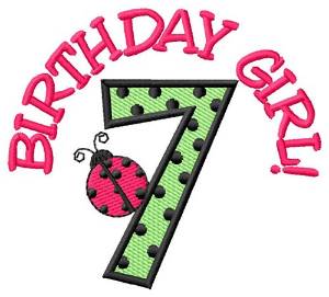 Picture of 7th Birthday Machine Embroidery Design