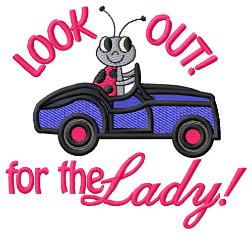 Look Out Machine Embroidery Design