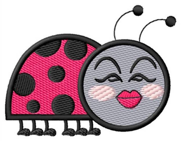 Picture of Cute Ladybug Machine Embroidery Design