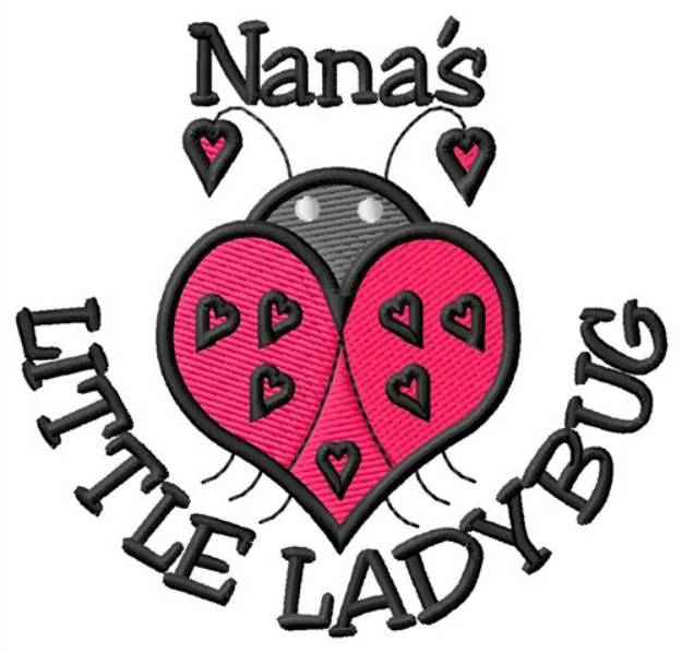 Picture of Nanas Ladybug Machine Embroidery Design