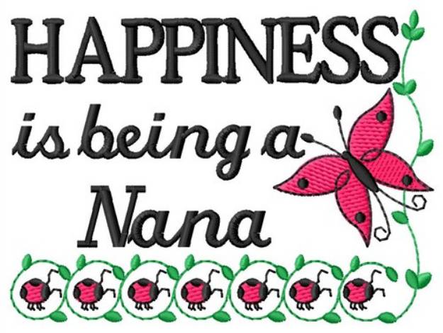 Picture of A Nana Machine Embroidery Design