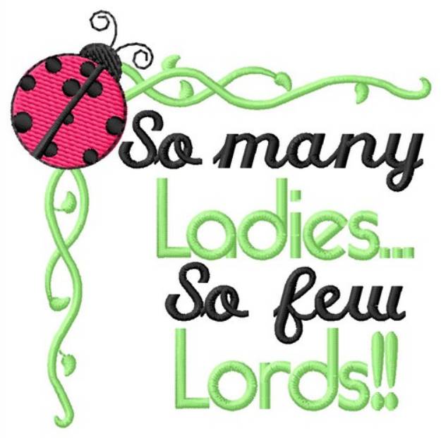 Picture of So Many Ladies Machine Embroidery Design