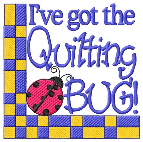 Quilting Bug Machine Embroidery Design