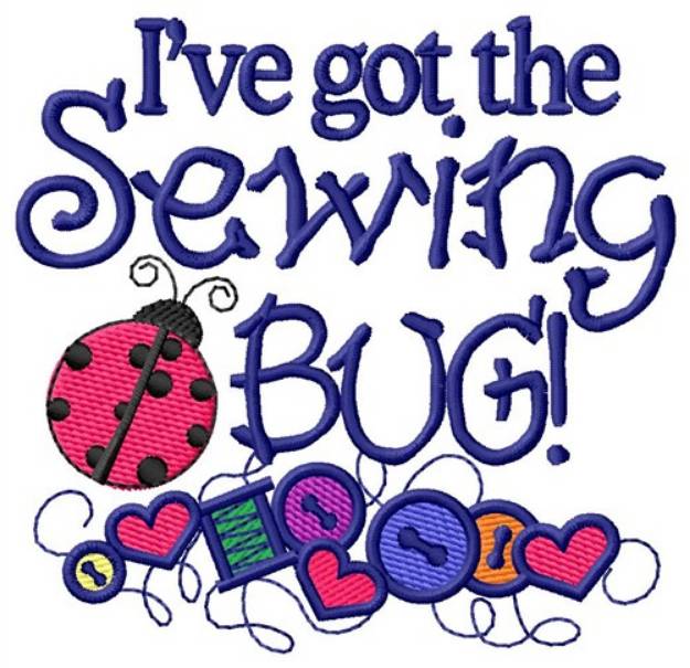 Picture of Sewing Bug Machine Embroidery Design