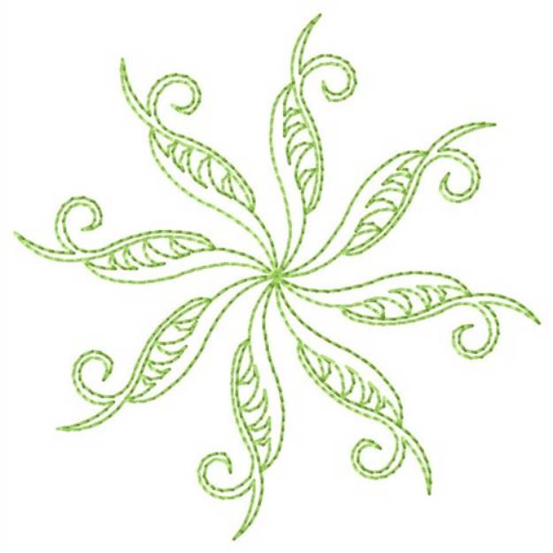 Picture of Swirly Design Machine Embroidery Design