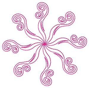 Picture of Fancy Swirls Machine Embroidery Design