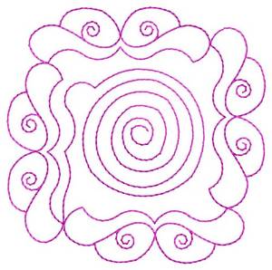 Picture of Swirl Machine Embroidery Design