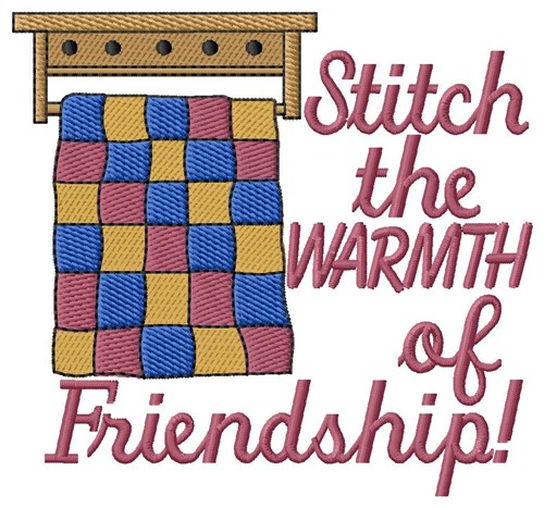 Warmth Of Friendship Machine Embroidery Design