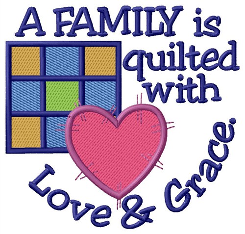A Family Machine Embroidery Design