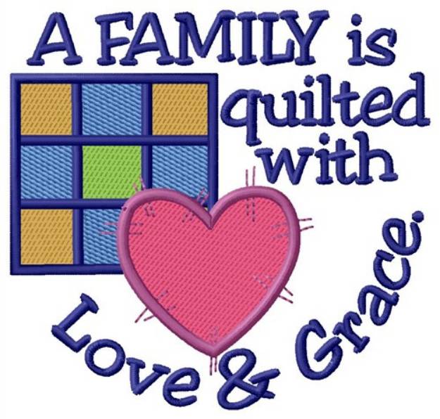 Picture of A Family Machine Embroidery Design