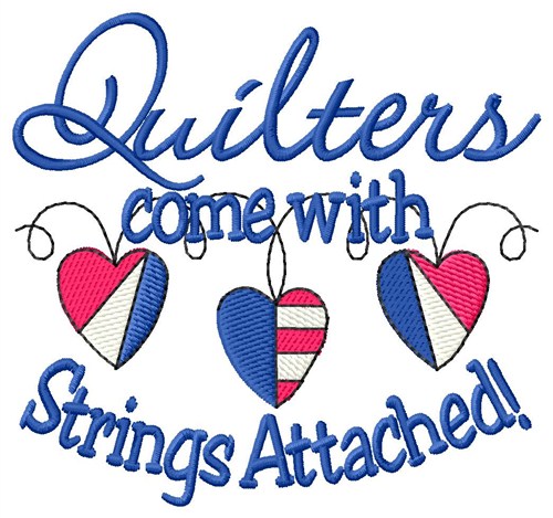 Strings Attached Machine Embroidery Design
