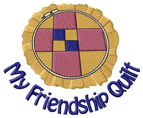 Friendship Quilt Machine Embroidery Design