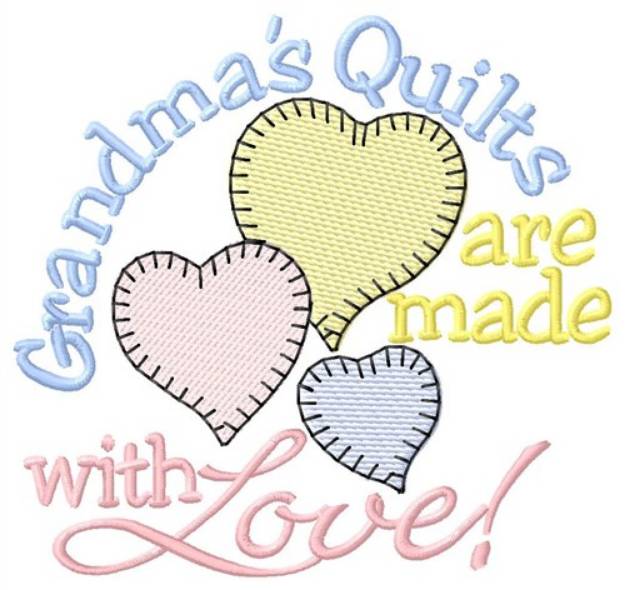 Picture of Grandmas Quilts Machine Embroidery Design