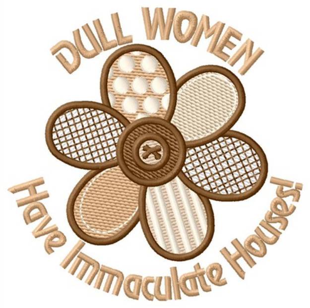 Picture of Dull Women Machine Embroidery Design