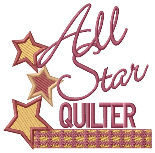 All Star Quilter Machine Embroidery Design