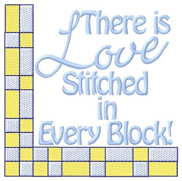 Picture of There Is Love Machine Embroidery Design