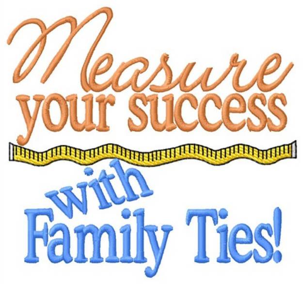 Picture of Family Ties Machine Embroidery Design