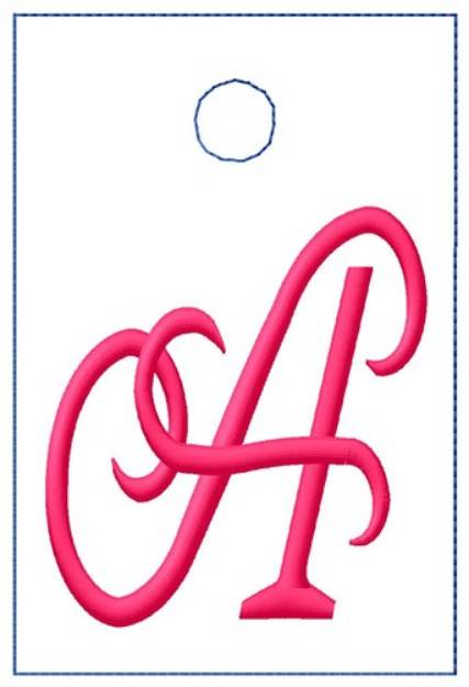 Picture of Luggage Tag A Machine Embroidery Design