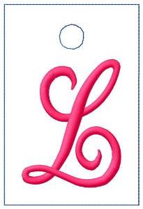 Picture of Luggage Tag L Machine Embroidery Design