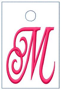 Picture of Luggage Tag M Machine Embroidery Design