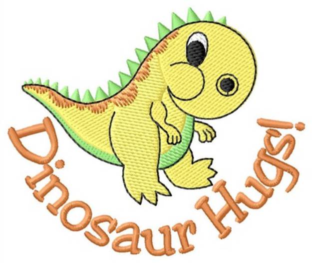 Picture of Dinosaur Hugs Machine Embroidery Design