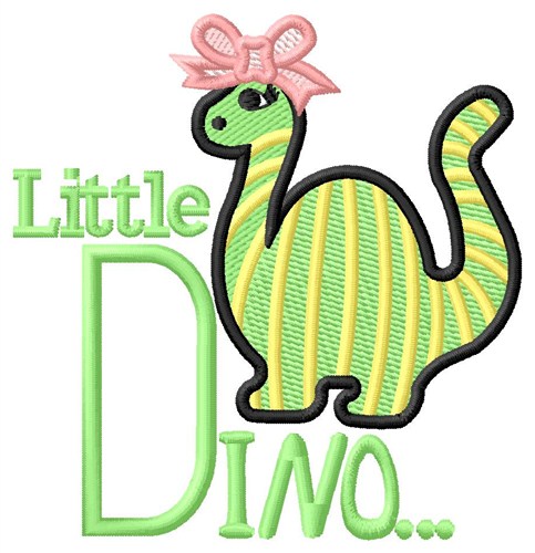 Little Dino Machine Embroidery Design