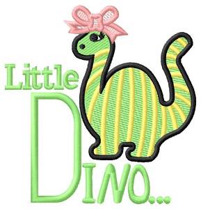 Picture of Little Dino Machine Embroidery Design